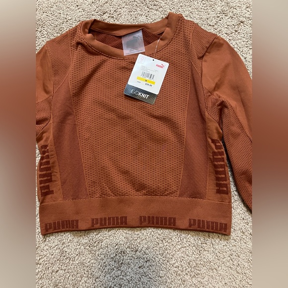 Puma Terracotta Evoknit Top - Picture 1 of 4